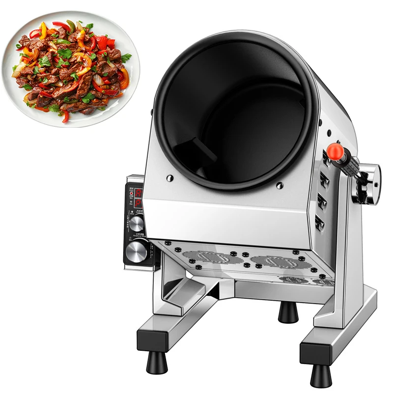 

Table Type Cooker Robot 260MM Intelligent Cooker Fried Rice Cooking Machine Automatic Kitchen Equipment for Sale