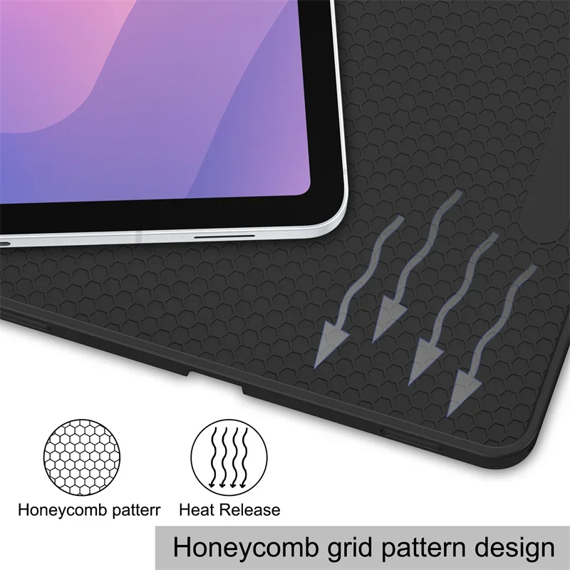 حامل القلم الرصاص لـ Funda Samsung Tab S11 11 "حافظة الكمبيوتر اللوحي الذكية لجهاز Galaxy Tab S11 5G SM-X730 SM-X736B Soft TPU Back Coque