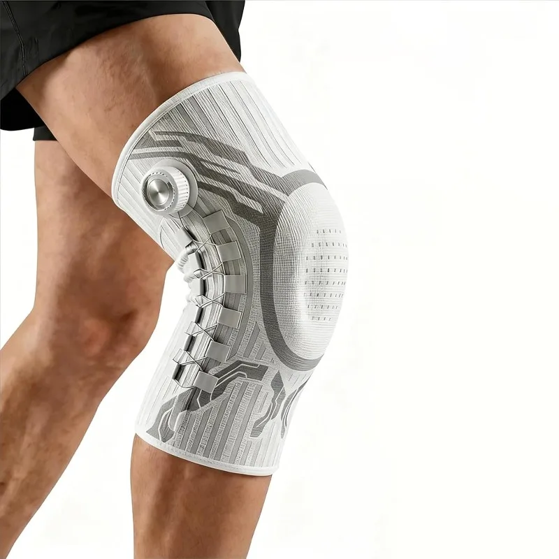 Smart Knob Knee Brace Patella Gel Pad Lateral Stabilizer Compression Support Joint Pain Relief Recovery Home Gym Wear Single