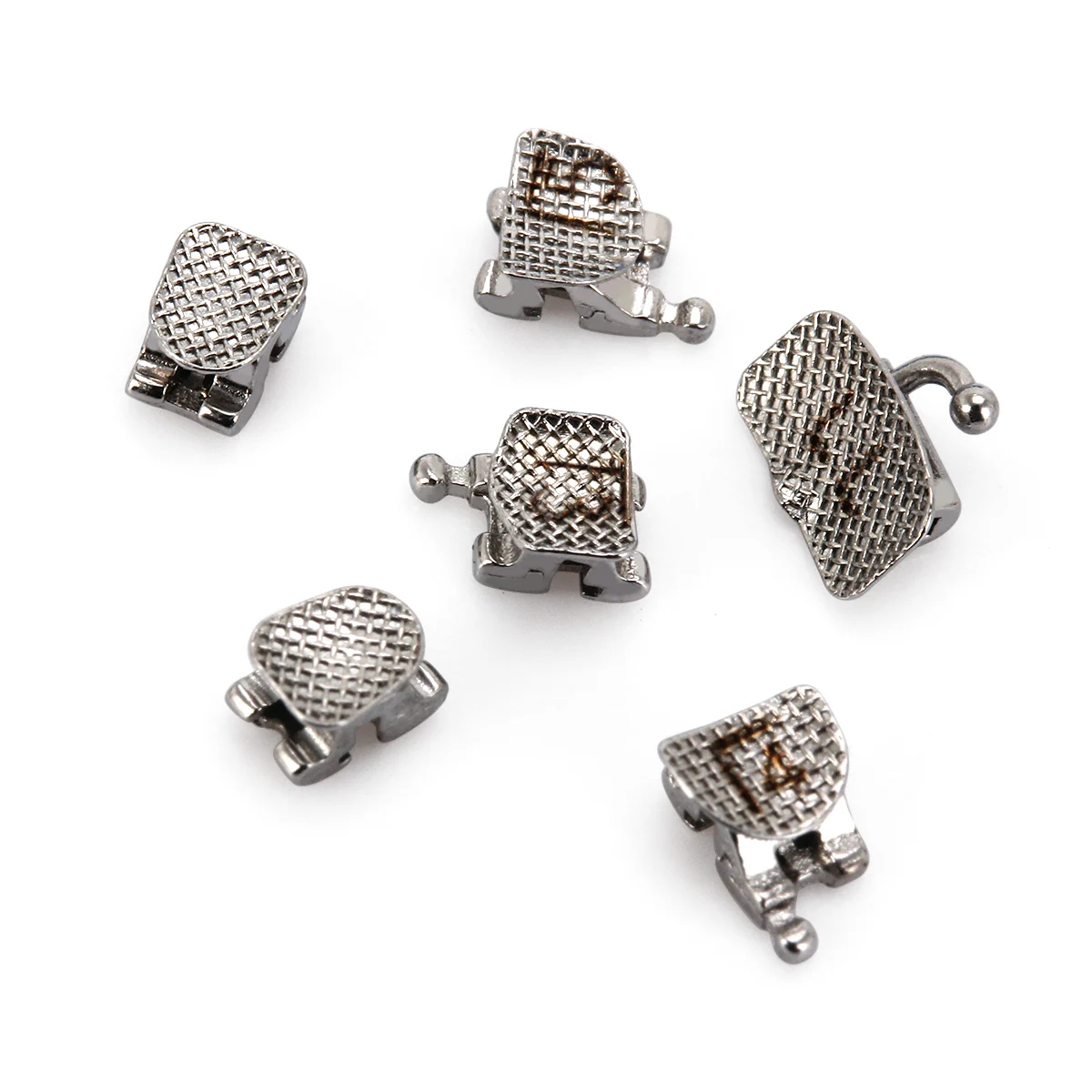 24 Stück/Box AZDENT Dental Kieferorthopädische Klammern Passive selbstligierende Zahnspangen mit Werkzeug Roth.022 Haken 345 & 1st Molar Bukkalröhrchen – Detail 3