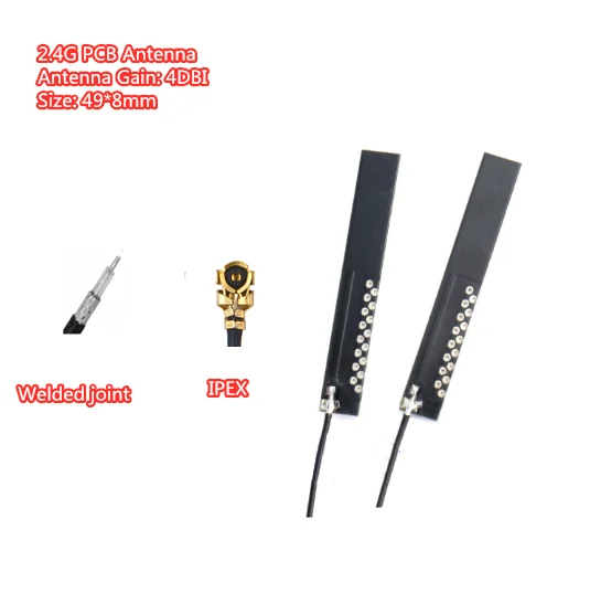 

2pcs 2.4G WiFi Bluetooth built-in antenna PCB patch antenna ipex high gain wireless module antenna