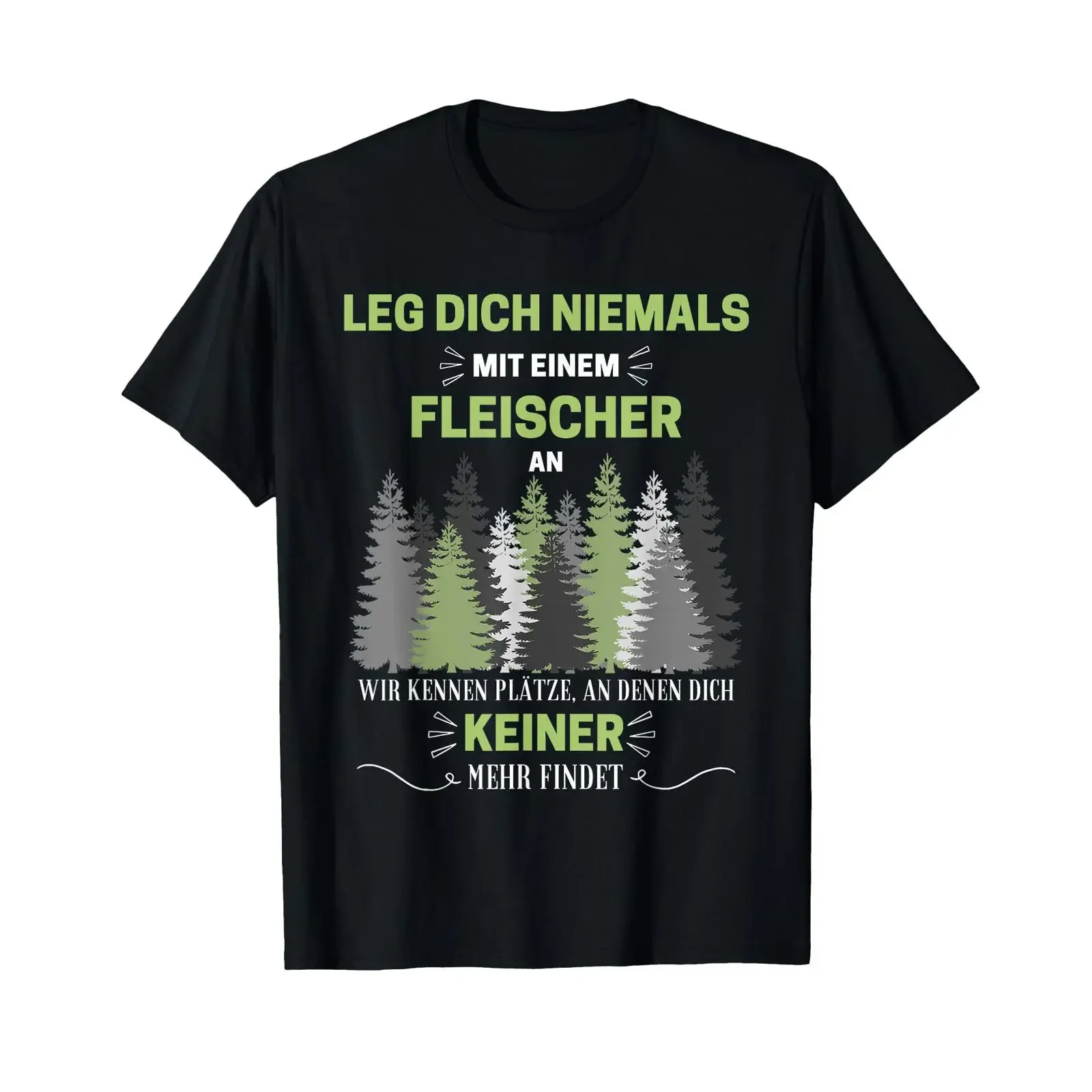 Men's Butcher Idea Saying Funny T Shirt black vintage Washed Stylish Breathable Casual Stretched streetwear fashion Versatile