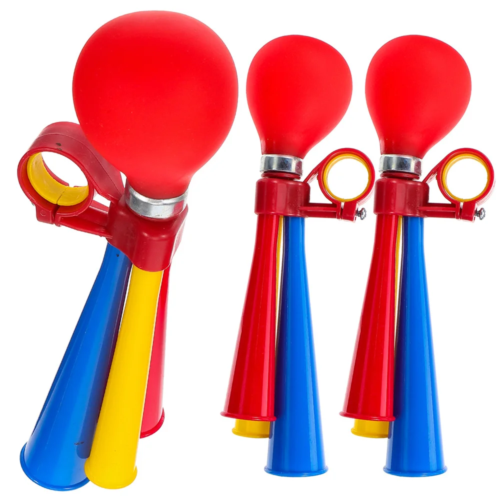 

3Pcs Bicycle Air Horns Crisp Sound Long-Lasting Ringtone for Adult Kids Bikes Universal Fit Folding Bike Horn Portable Horn
