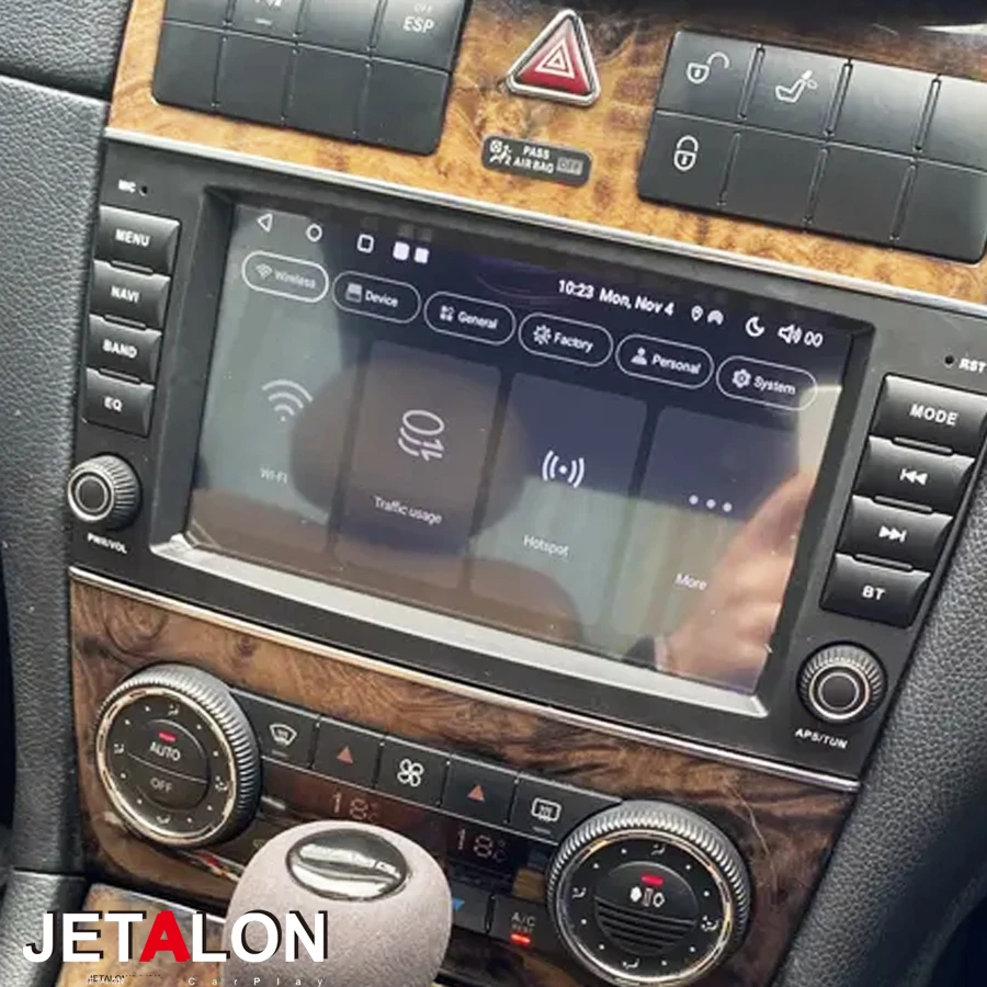 Android 15 für Mercedes-Benz W203 C200 C320 C350 CLK W209 2006 Radio-Bildschirm CarPlay Stereo Auto-Multimedia-Videoplayer GPS-Navigation HU WLAN