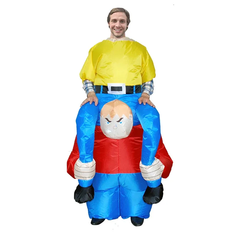 

Dwarfs Inflatable Costume For Adult Christmas Halloween Party Funny Cosplay Costume Fancy Colorful Dress Suits