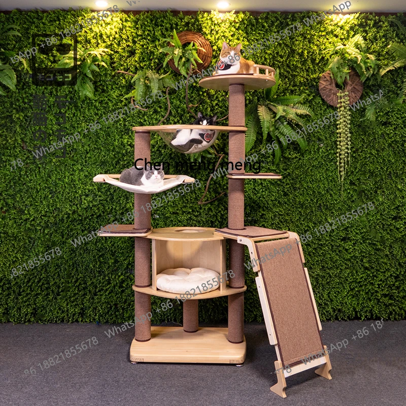 

Large cat climbing frame hammock space bowl cat villa toy cat climbing column