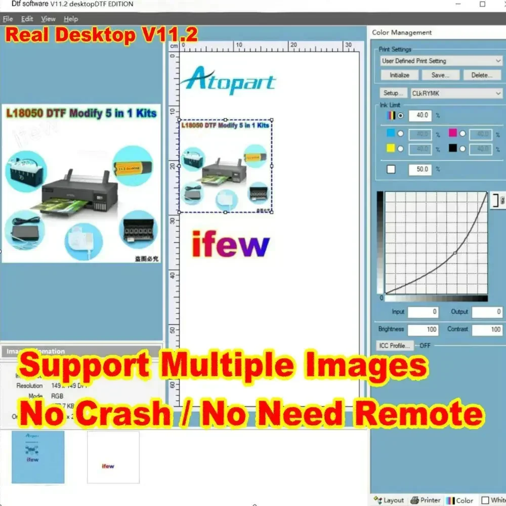 

11.2 Rip Software L18050 Dtf Software Dongle 11 Dtf Kit For Epson L8050 Printer Dtf Usb Driver Stick Key Desktop V11 Program Usb