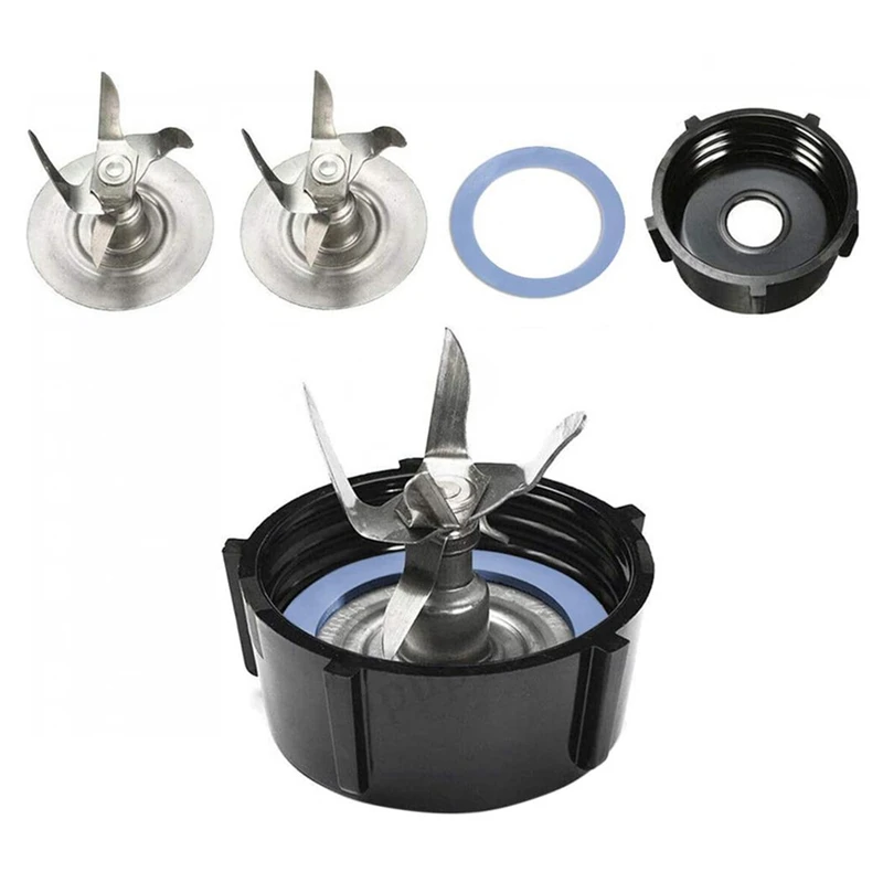 HOT SALE Blender Blade For Oster Osterizer With Rubber Seal Gasket & Blender Jar Bottom & 6 Point Fusion Blade Replacement Parts