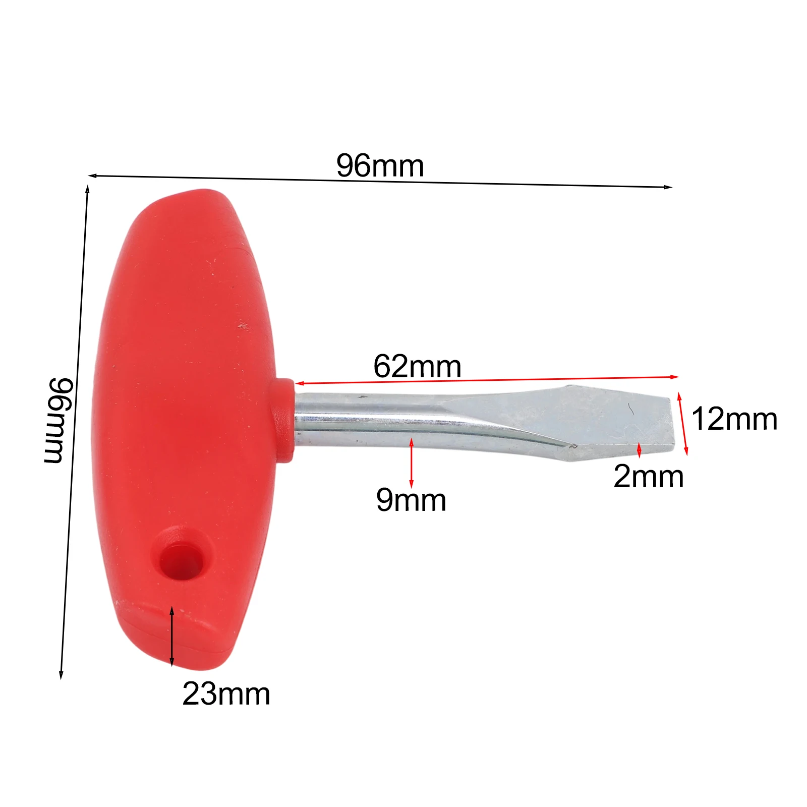 1pc T Handle Flat Head Screwdriver High Torque Tool For Camera Tripods Electronic Devices Repair Hand Tools