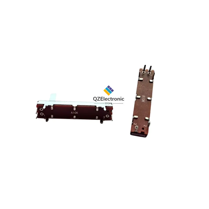 5 шт., 45 мм, 4,5 см A10K B10K, прямой скользящий потенциометр, микшер с затемнением, фейдер 3021N, высота ручки, 15 мм, монофейдер, ход B103