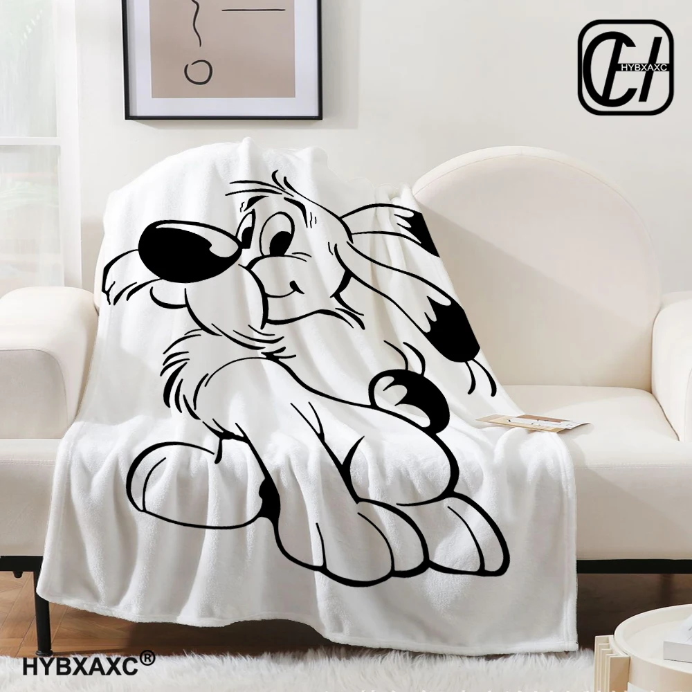 Asterix And Obelix Blankets Fleece All Season Dogmatix Idefix Ideafix Obelix Dog Warm Throw Blanket for Home Car Quilt