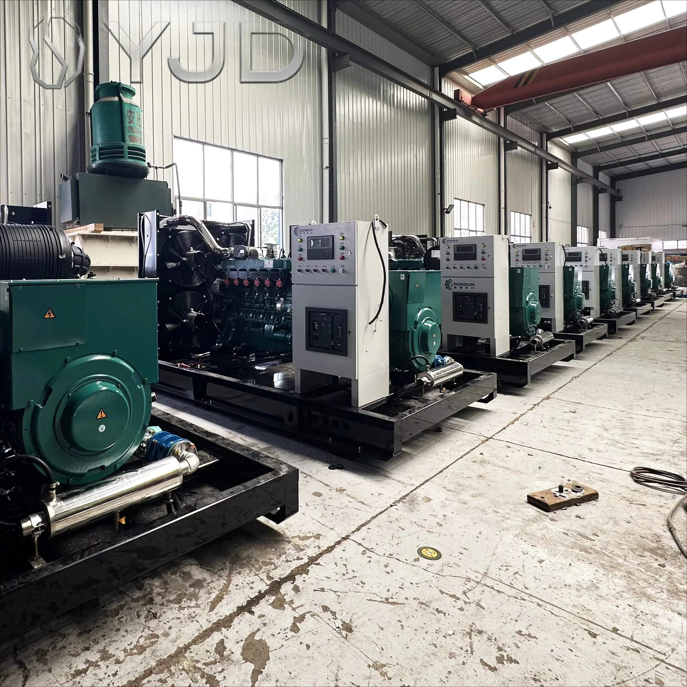 Industrial 100Kw Gas Turbine Generator Set Biogas Lpg Natural Gas Generator Set Chip Biomass Generator