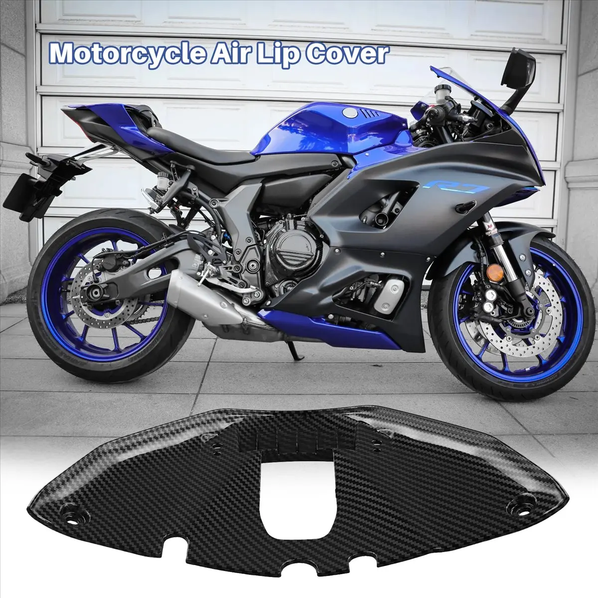 Compatible Motorcycle Accessories Front Air Lip Cover Winglets Fairing for YZF-R7 YZF R7 2021-2024