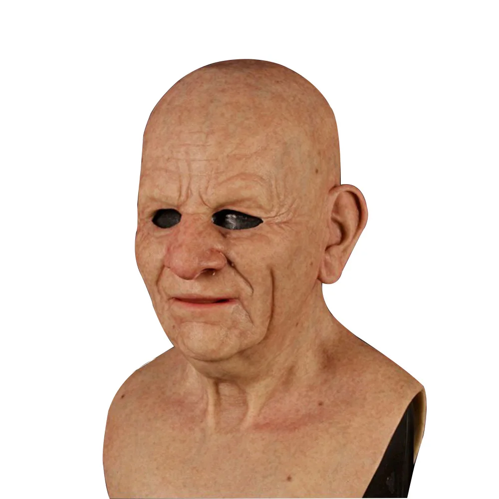 

Halloween New Old Man Mask Latex Mask Funny Santa Claus Mask Headset Mask Ball Prop