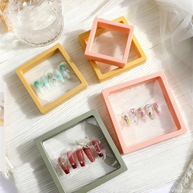 Storage Box Plastic Small And Portable Dust-proof Anti-oxidation Buckle Design Nail Supplies Pe Box Multifunction Jewelry Box