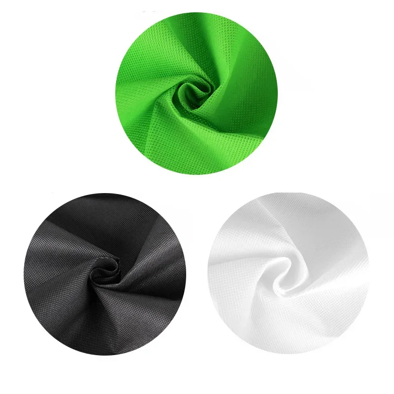 TENWISH 2x3 Meters Chroma Key Backdrop Green Screen for Photo Studio Video Live Background Non Woven Fabrics Black White