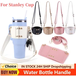 Water Bottle Holder Water Bottle Bag Carrier Travel Essential Bottle Sling Holder Cup Accessory for Stanley 30oz & 40oz Tumbler