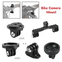 Bike Camera Mount Holder Bracket Adapter Cycling Front Light Bracket Camera Stand Bike Computer Holder Adapter for Garmin Gopro