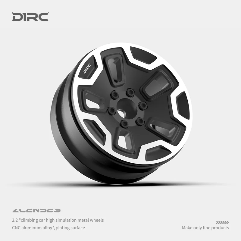 D1RC Rubicon 2.2 Inch Metal Climbing Car Simulation Wheel Hub TRX4 Scx10 Third Generation (ZC2NS23)