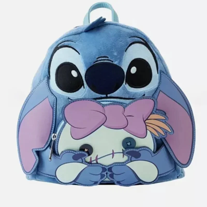 Nouveau sac à dos pull tricoté imprimé Disney Loungefly Interstar pour bébé, Mini sac à dos périphérique Anime, sac de loisirs pour enfants