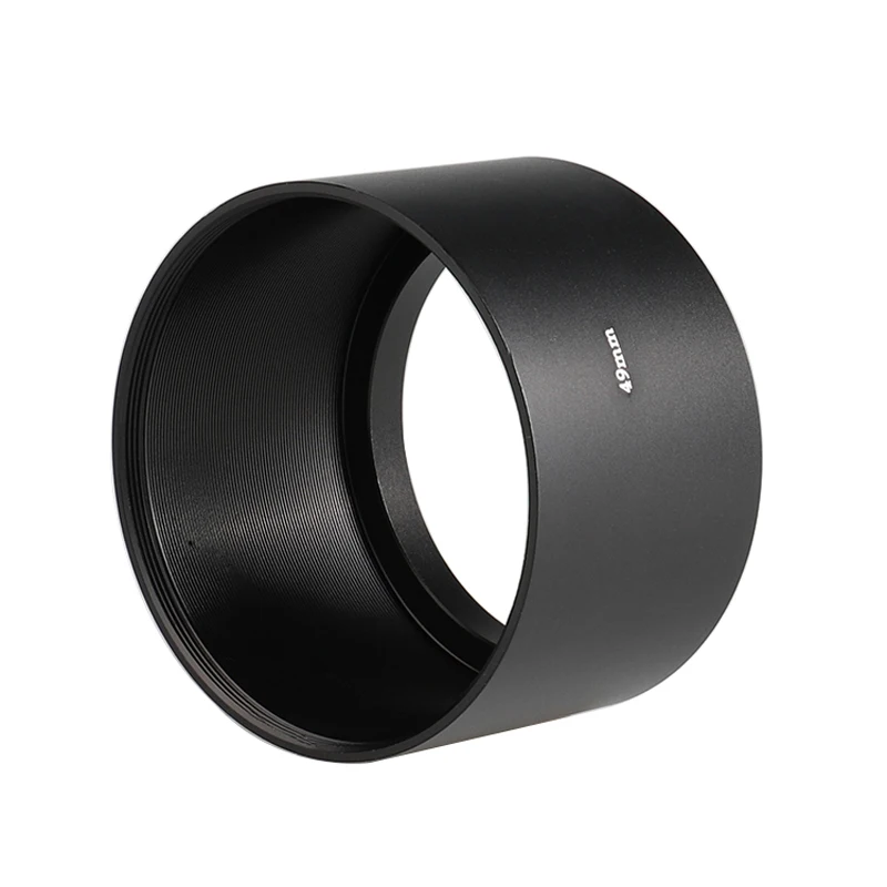 T & YFOTOP 49 52 55 58 62 67 72 77 82 مللي متر عدسة معدنية طويلة هود الظل عدسة ل Leica M Contax Fujifilm أوليمبوس نيكون كانون سوني