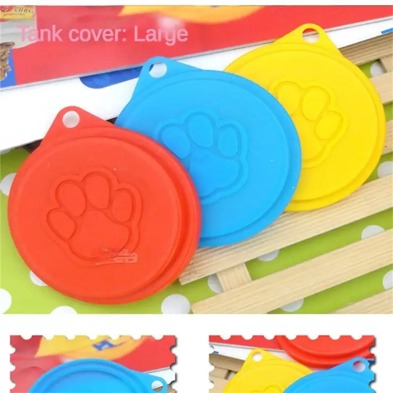 2PCS 3-In-1 Pet Food Can Plastic Lids Caps For Tins Universal Dog Cat Puppy Can Lid Seal Cover Pet Supplies Can Lid For Tins