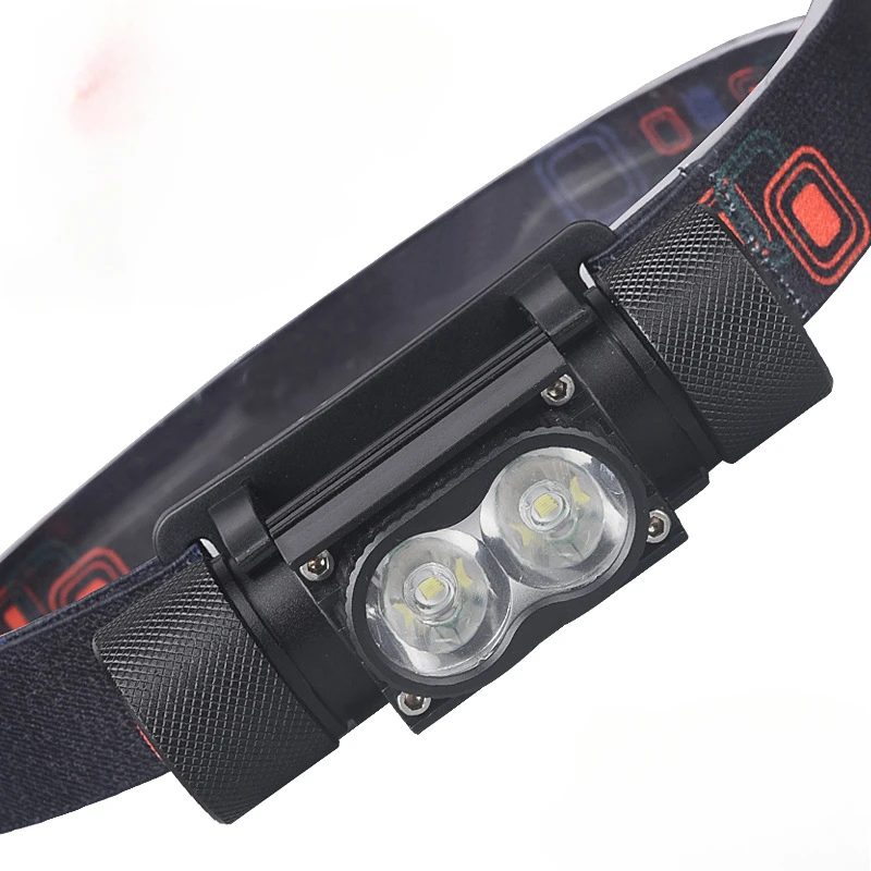 special super bright bald head lamp can be replaced 18650 battery long life headwear outdoor light  Torch for Camping Hunting image 2
