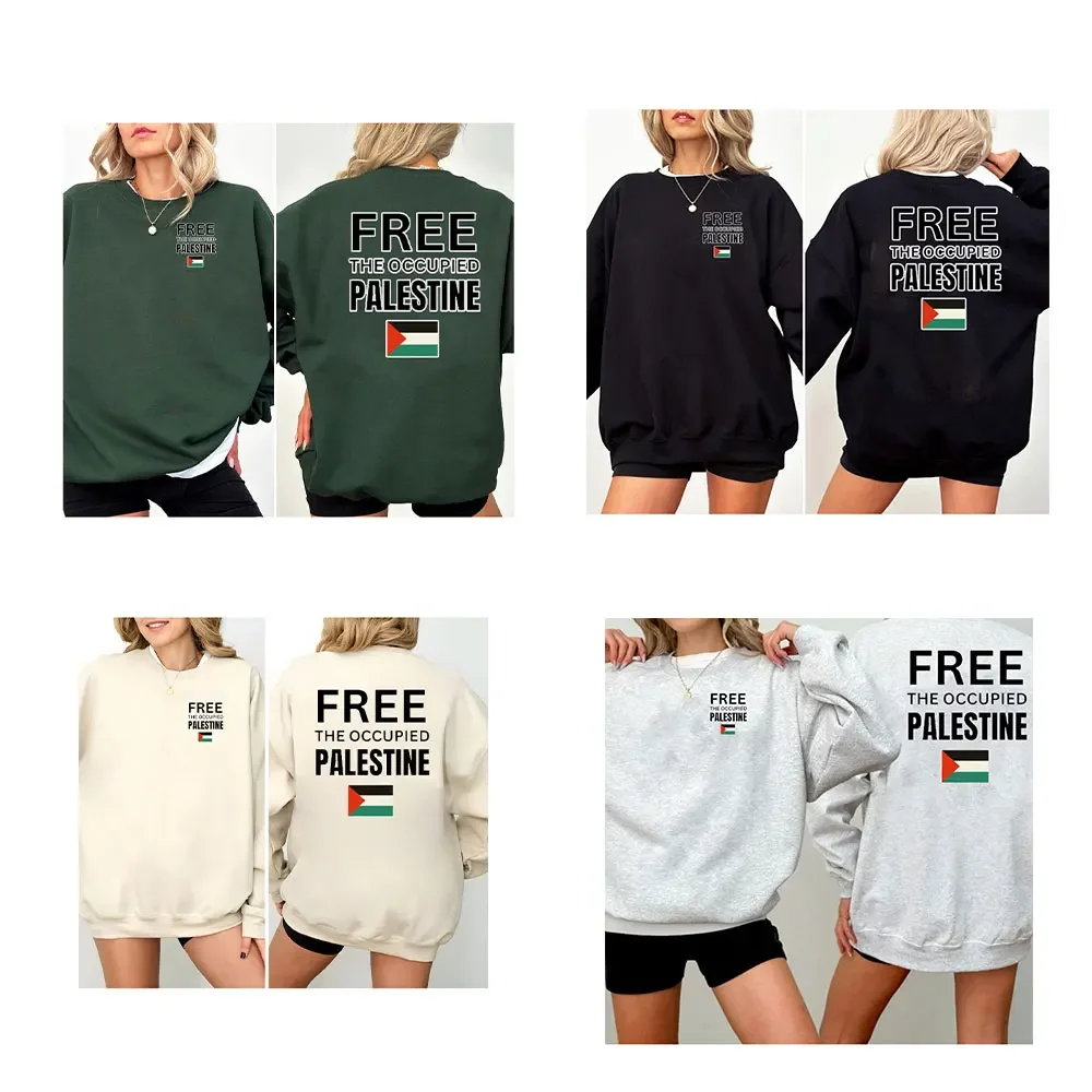 เสื้อกันหนาวสตรีแฟชั่นผู้หญิง Harajuku ความงามกราฟิก Unisex ฤดูใบไม้ร่วงฤดูหนาว Vintage Casual Pullover เสื้อ Bluzy