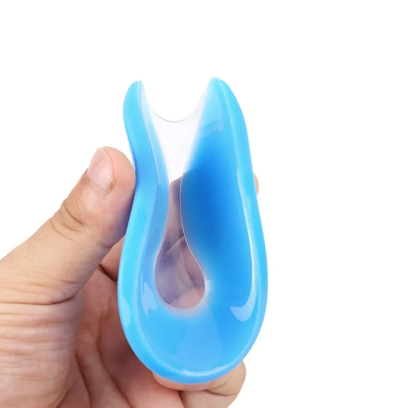 Silicone Gel U-Shaped Heel Pad Soft Shock Absorption Rear Foot Cushion Shoe Insole for Comfort Foot Care image 3