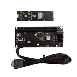 NVMe M.2 to Oculink SFF-8612 external graphics card eGPU adapter card laptop external GPU adapter