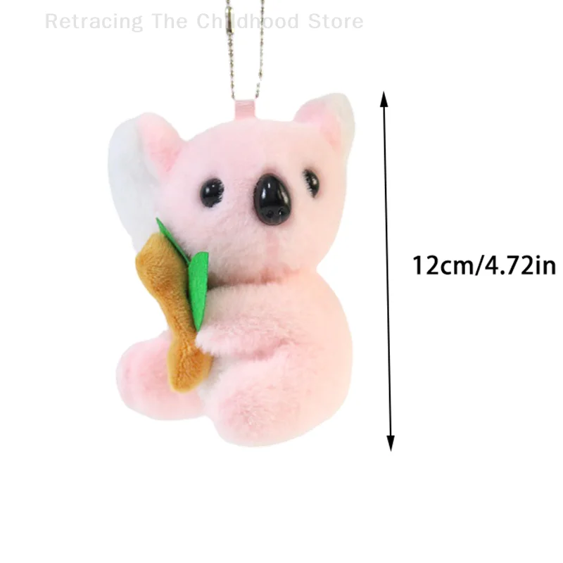 1 STKS Creatieve Knuffel Koala Sleutelhanger Leuke Cartoon Pluche Koala Fun Sleutelhanger Meisje vrouwen Rugzak Decoratie
