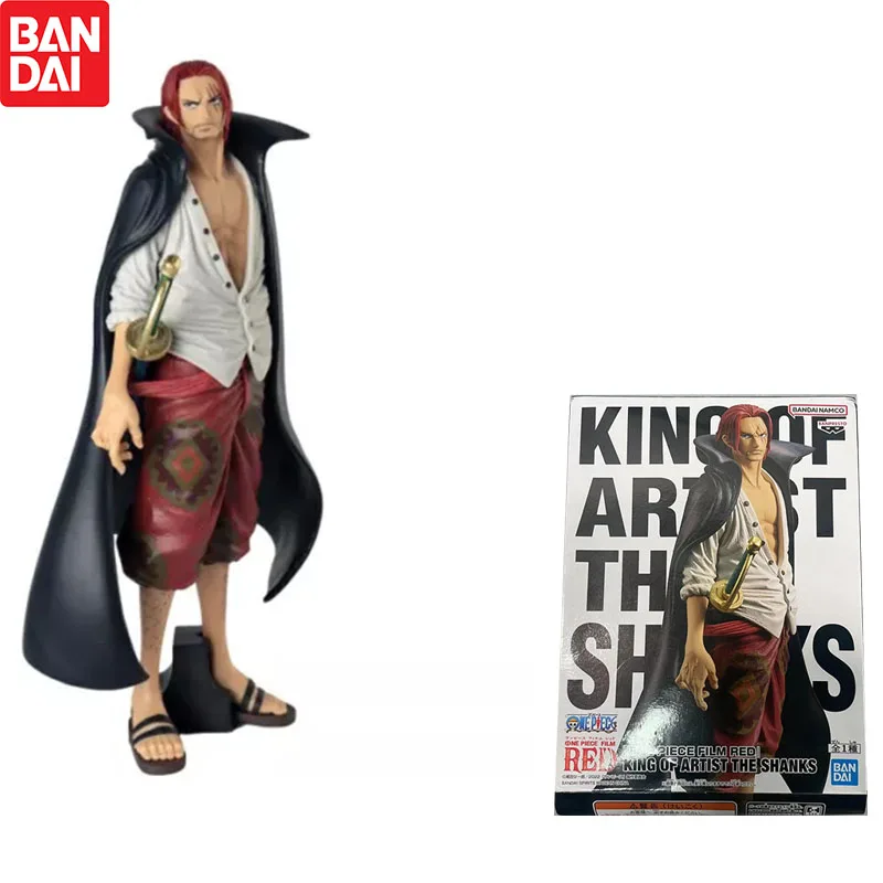

BANDAI ONE PIECE FILM RED Figure THE SHANKS KING OF ARTIST BANPRESTO Collectible Statue Animation Model Figure New
