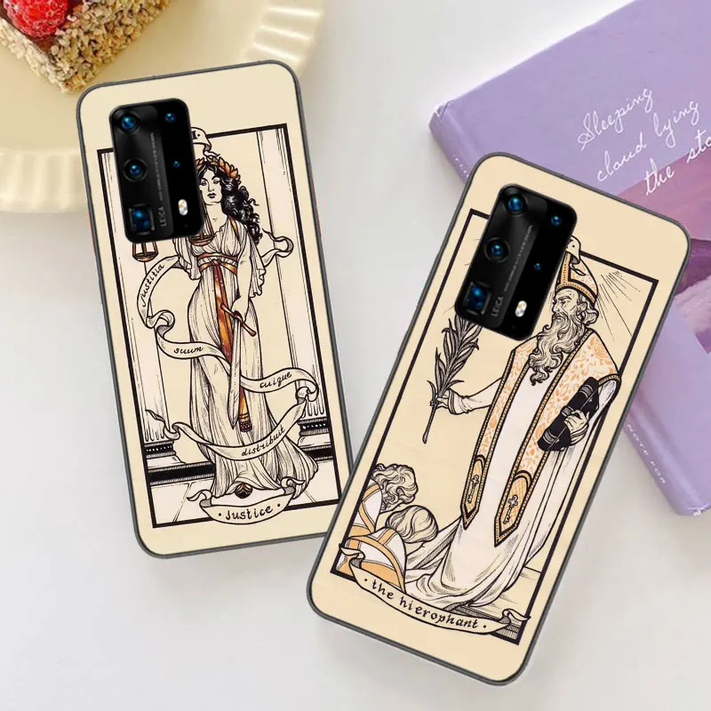 Tarot cards for Halsey HFK Soft Clear Phone Case For Huawei P30 Lite P10 P20 P40 P50 Pro Mate 40 Pro 30 20 10 Lite Cover Silicon