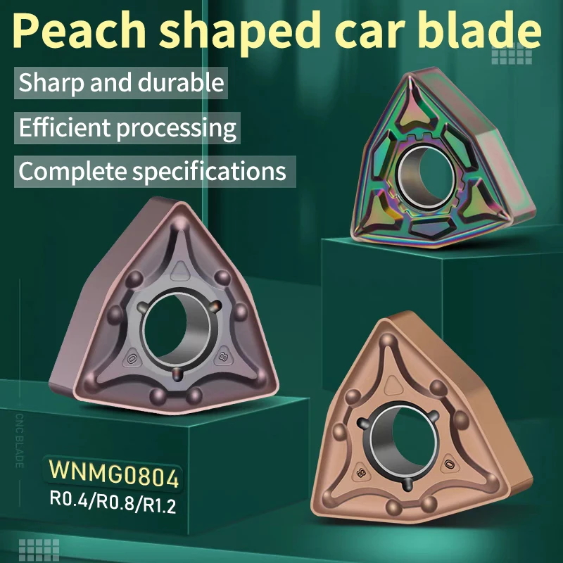 

UFS TAP WNMG080404/08-MA turning tool with stainless steel/quenched steel/cast iron special outer circular peach shaped turning