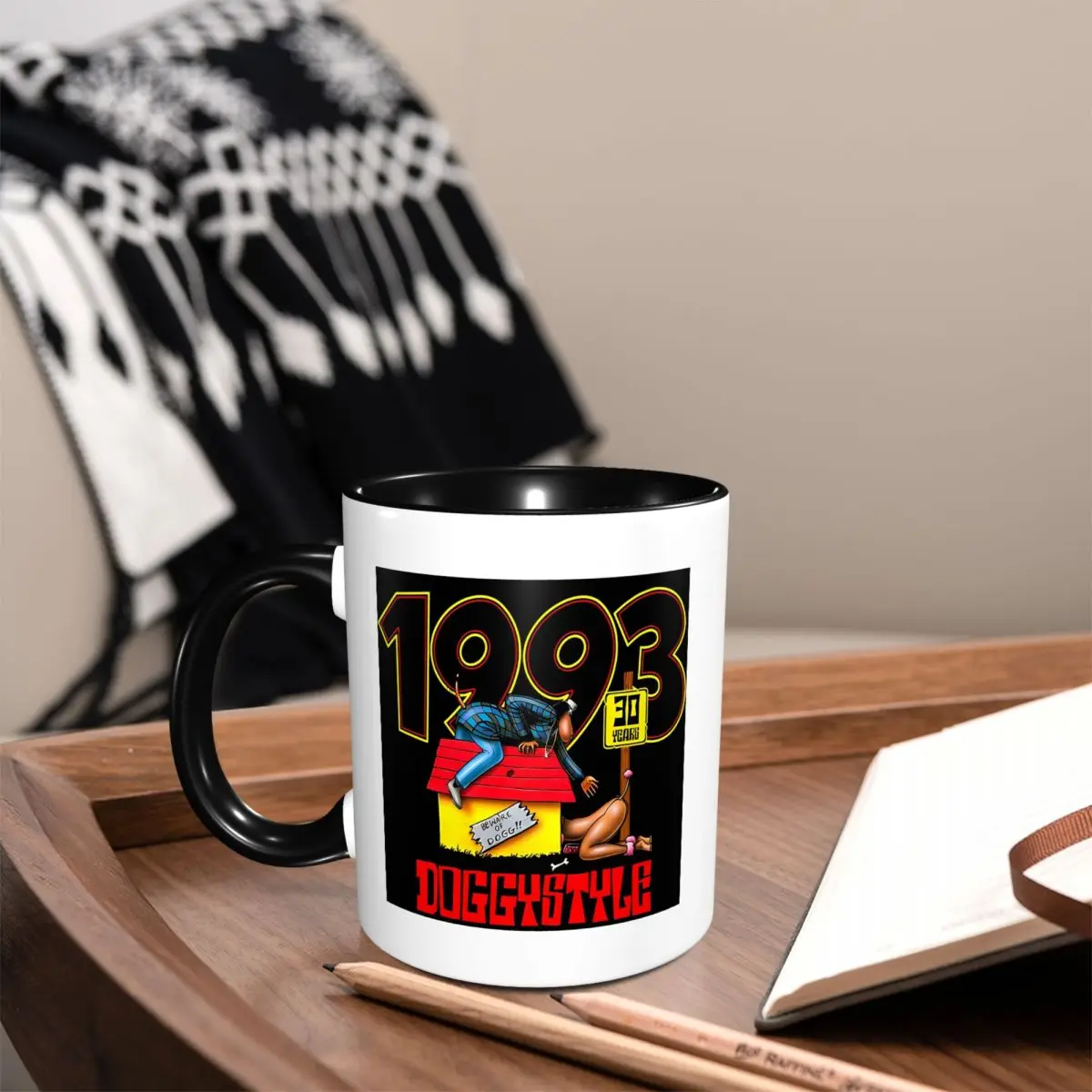 Snoop Dogg Doggystyle Music Rapper Mug Funny Ceramic Coffee Cups Tea Mugs Milk Cup Drinkware Gift for Friends