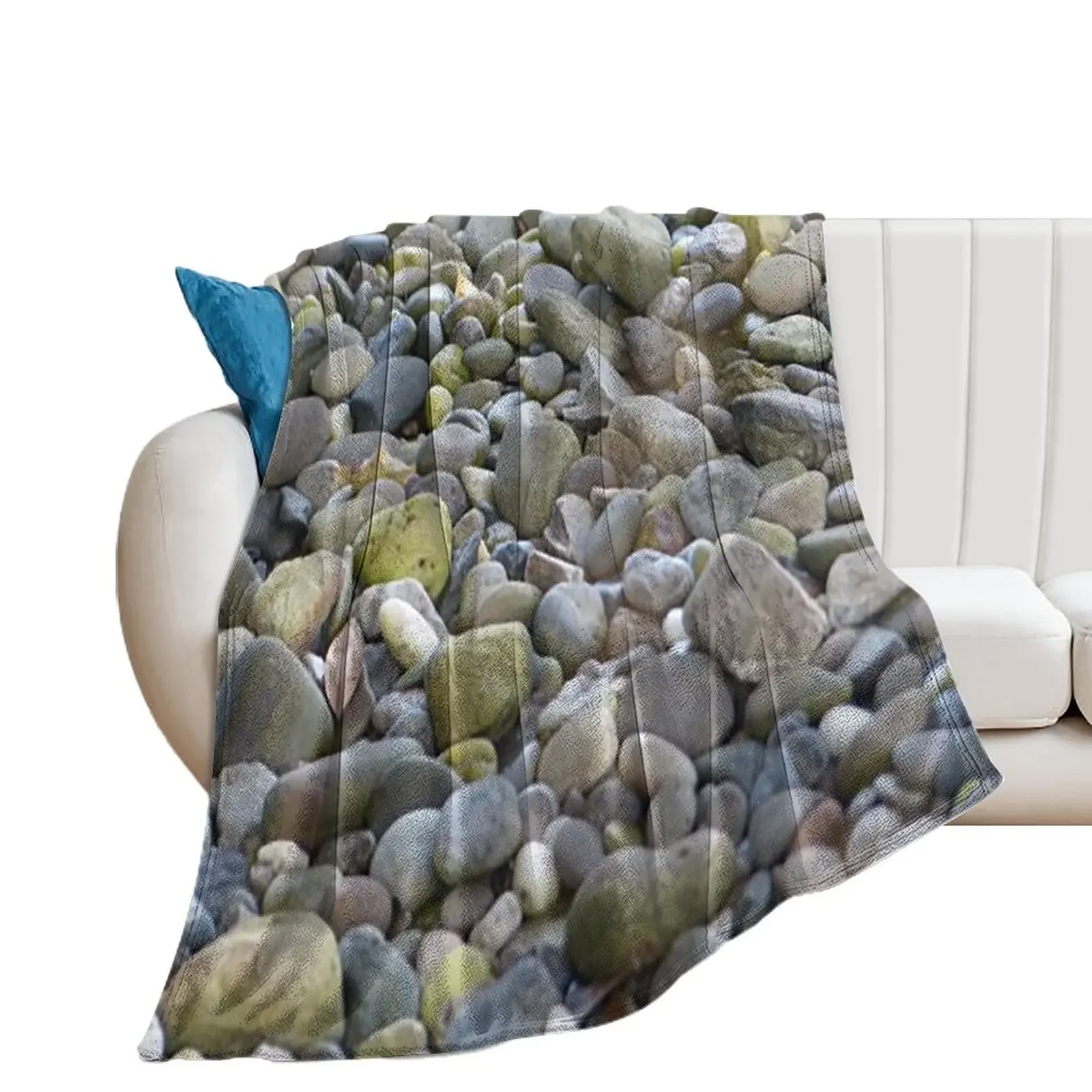 Stones, Pebbles, and Rocks Throw Blanket wednesday Luxury Hairys Blankets