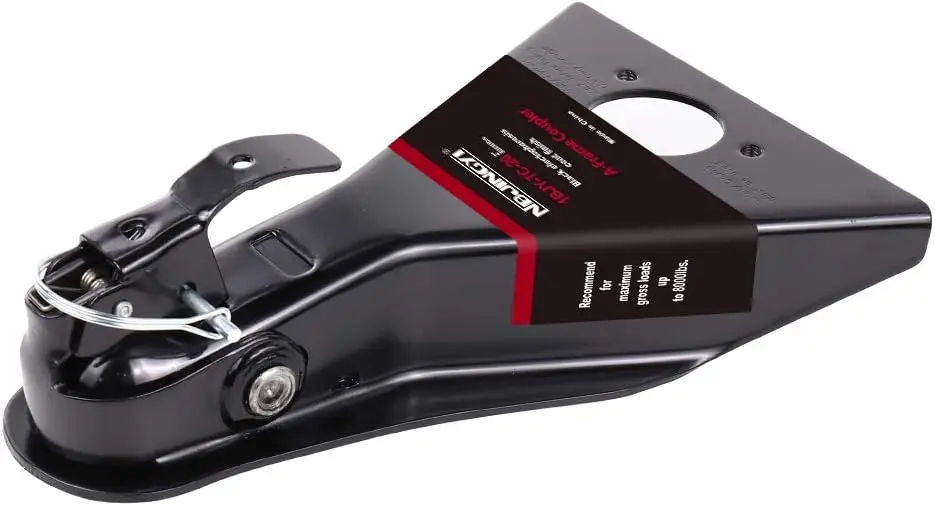 

2' 8000lbs A-Frame Trailer Coupler Fits 2 in Hitch Ball Yoke-Style Class IV Black (2' 8000LBS)