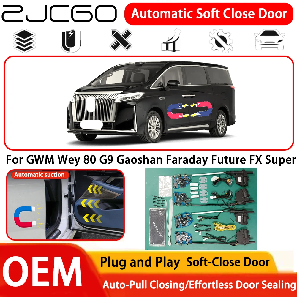 

for GWM Wey 80 G9 Gaoshan Faraday Future FX Super One Car OEM Plug and Play Automatic Electric Soft Close Door System
