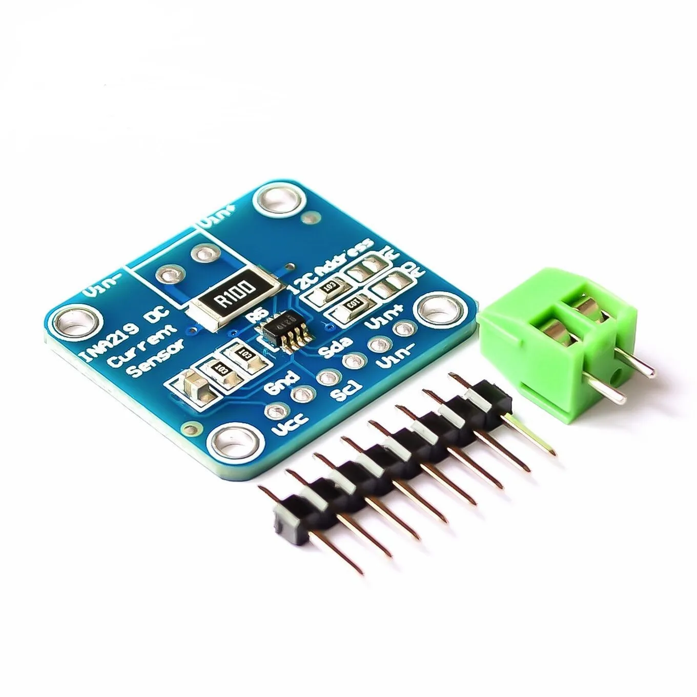 IVAN INA219 Bidirektionales Gleichstrom-Stromversorgungssensor-Breakout-Modul DIY 3V-5V IIC I2C Power Monitoring Sensormodul