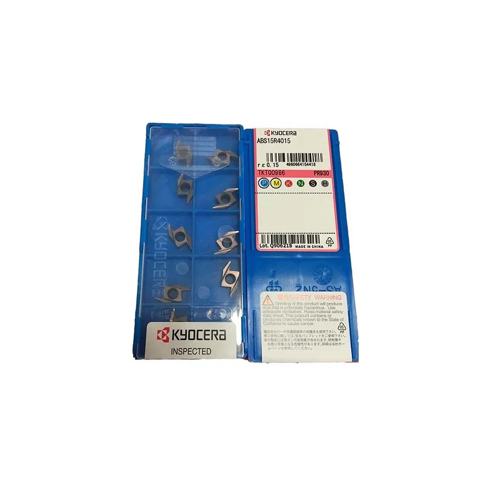 Kyocer a 100% ABS originale 15R ABS15R4005 ABS15R4015 PR930 TC60M PR1025 spessore inserto girevole indicizzabile in metallo duro rivestito PVD
