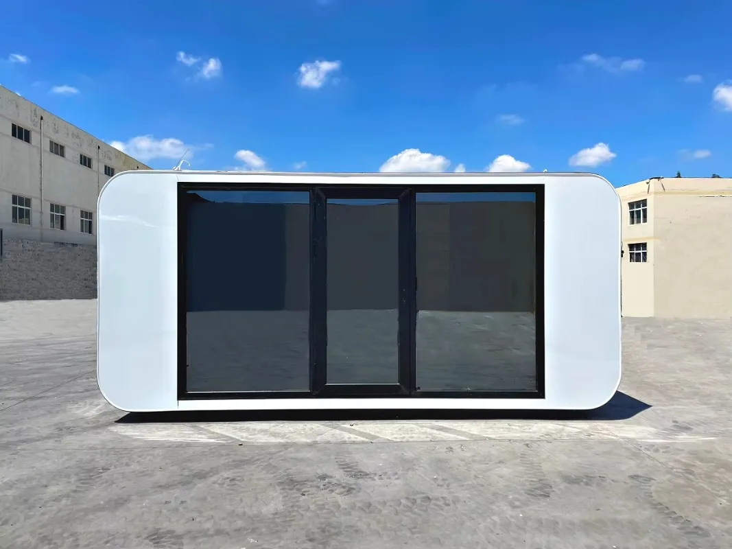 20ft Prefabricated Mini Mobile House Luxury Portable Tiny Container Office for Residential Site Use