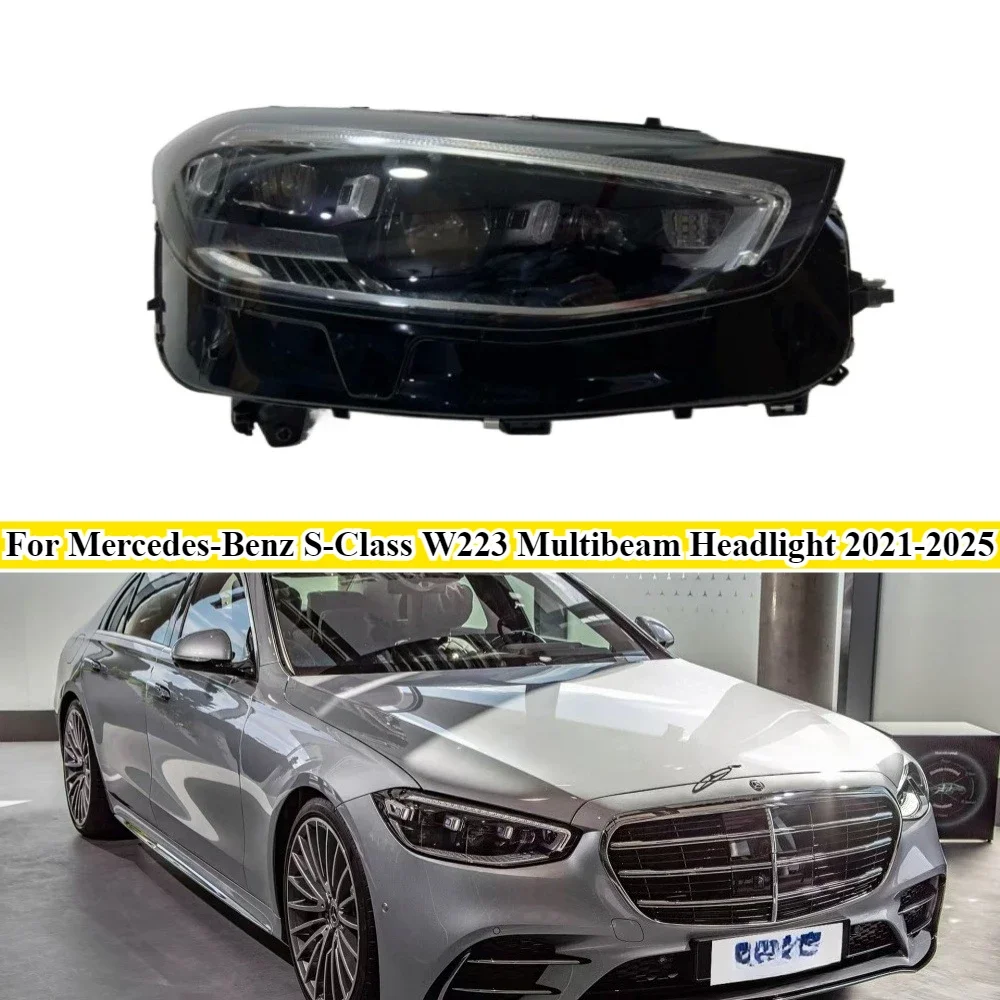 Fit For Mercedes-Benz S-Class W223 Headlight 2021-2025 W223 Headlamp S300 S400 S500 Headlight Multibeam Car Headlight Assembly