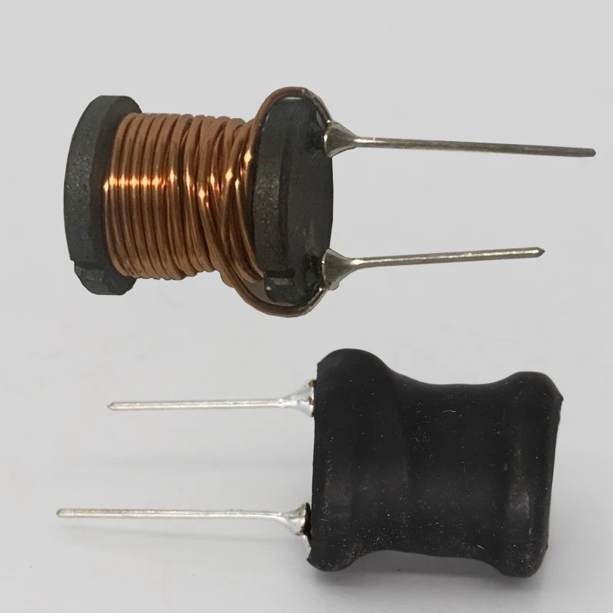 8*10mm 8x10mm PK0810 470UH 500UH 680UH 820UH 1MH 1.2MH 1.5MH 2 P 2 szpilki Plug-In indukcyjność dławika DIP induktor mocy o przewodach pierścieniowych