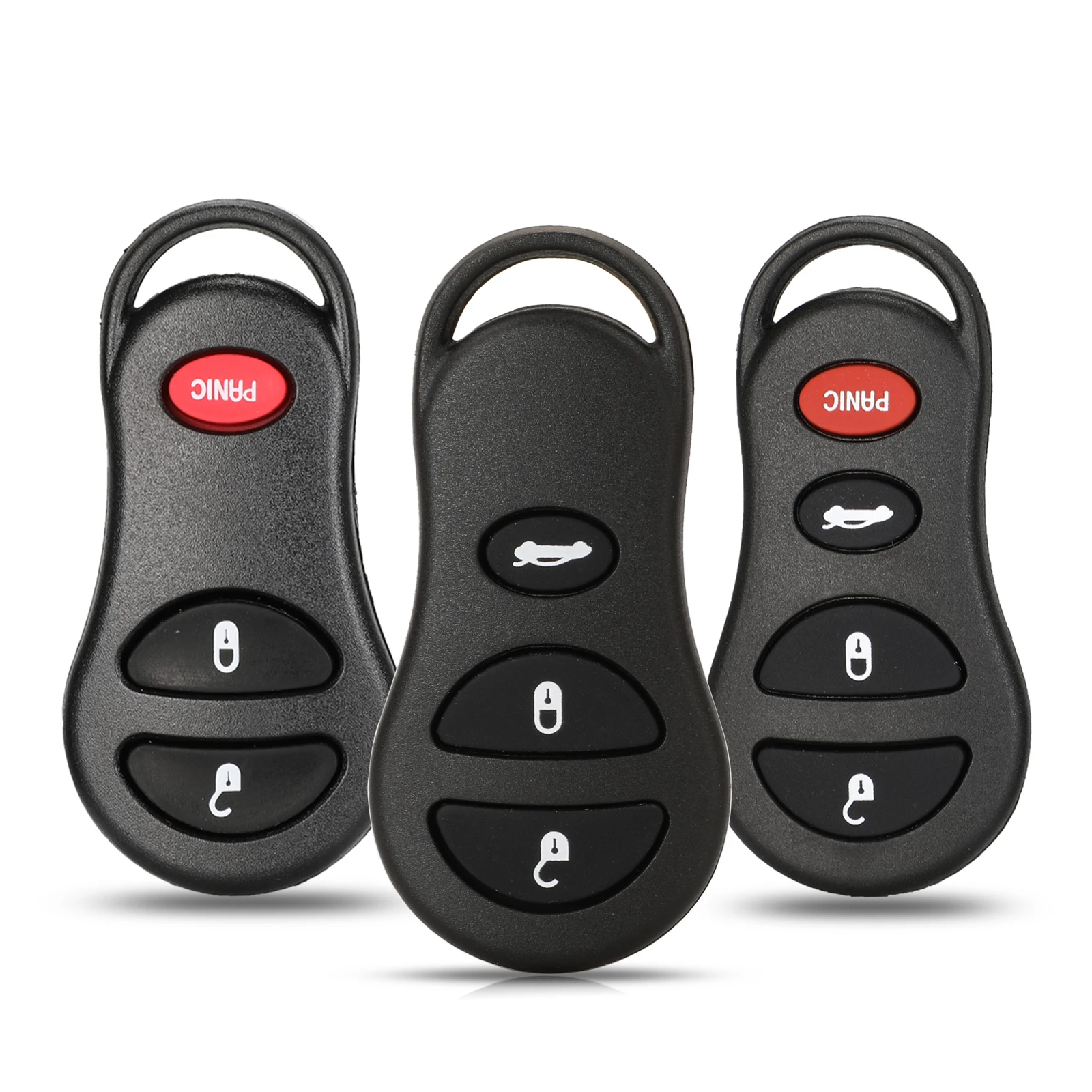 

Jingyuqin 2/3/4 BTN умный чехол для ключей с дистанционным управлением, сменный чехол для передатчика Chrysler Sebring Jeep Liberty Dodge