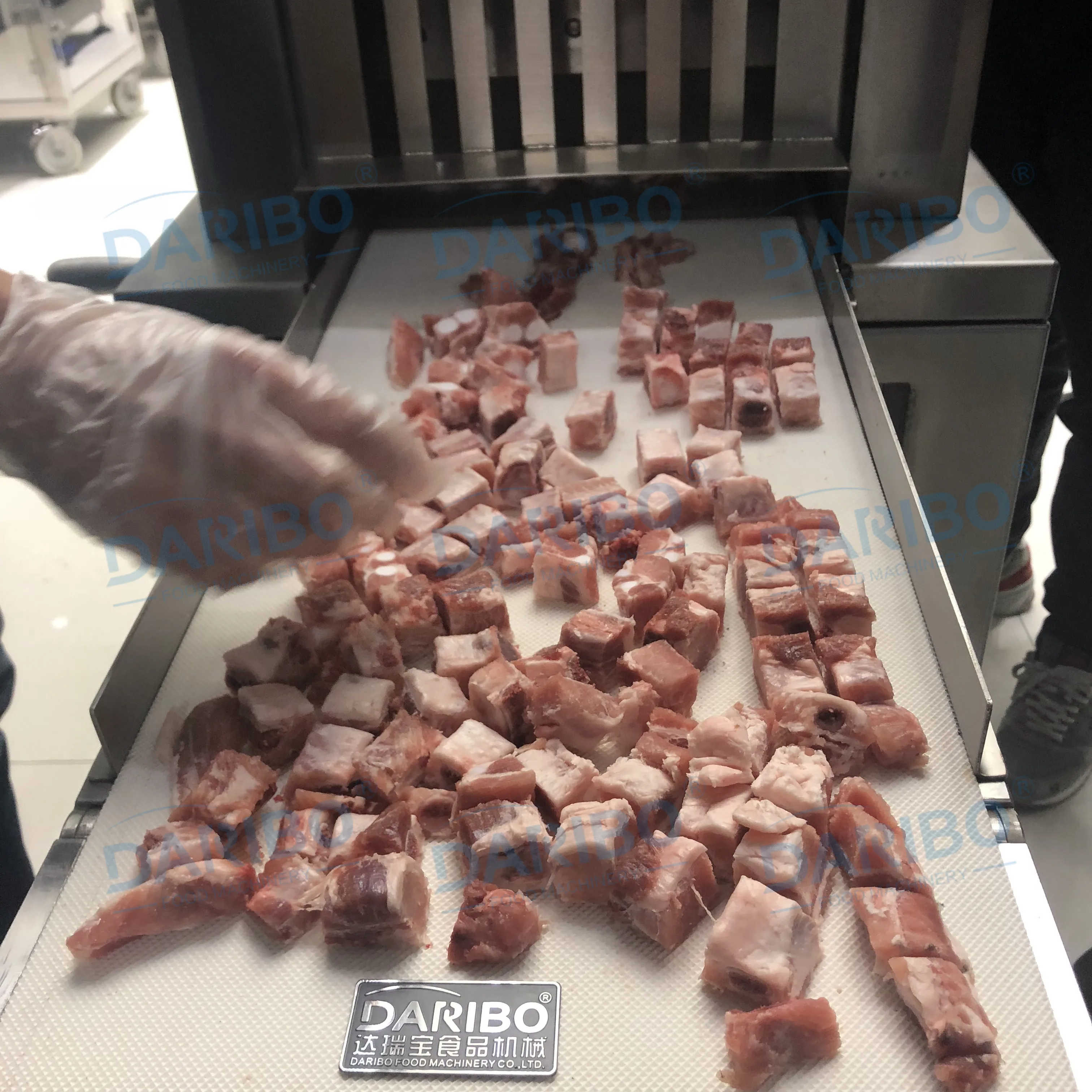 Electric pork meat bone cutting machine bacon slicers for sale