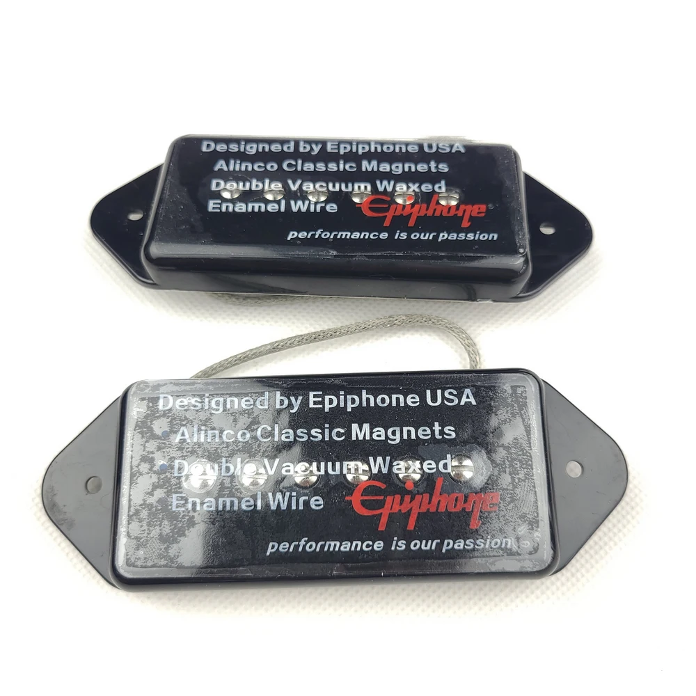 

Epiphone Black Alnico Pickups Low Gauss Iconic Sound P90 Dogear Style Single Coil Bridge Pickup для электрогитары SG/LP