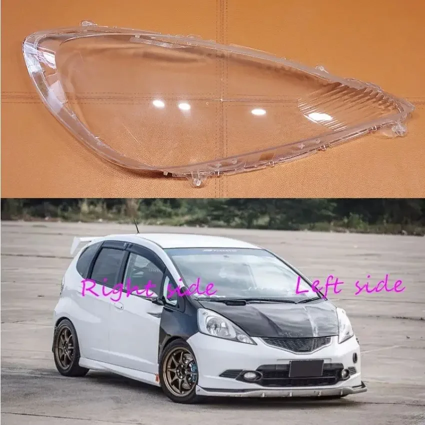Dla Honda Fit Jazz Hatchback 2011 2012 2013, reflektor samochodowy, osłona reflektora, wymienna soczewka reflektora, szkło reflektora