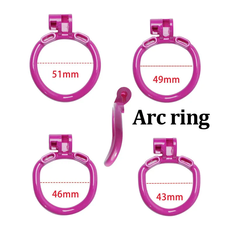 Upgrade Hollow Lightweight Male Chastity Device With 4 Arc Rings,Cock Cage,Penis Rings,Chastity Lock,BDSM Sex Toys For Man Gay