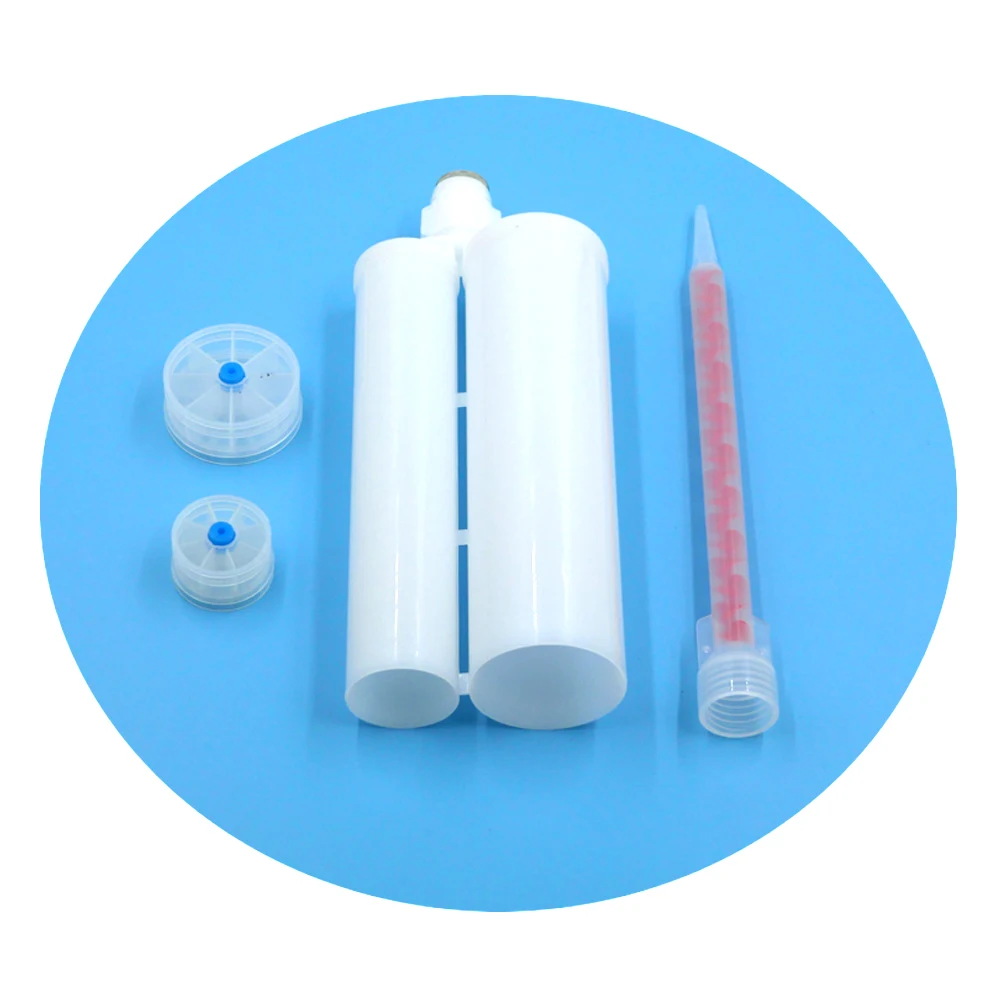 Professional 400ml 2:1 empty cartridge  tube&Dual epoxy adhesive cartridge fixed ratio for chemical anchoring