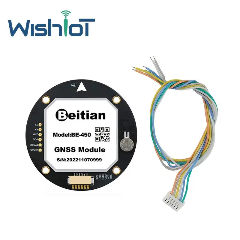 Betian BE450 GPS Module M10050 GNSS Antenna Receiver with Compass Flash Wire High Precision Navigation for Outdoor Devices
